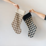 Check Weave Stocking - Black - Rug & Weave