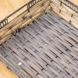 Antique Wood Basket - Rug & Weave