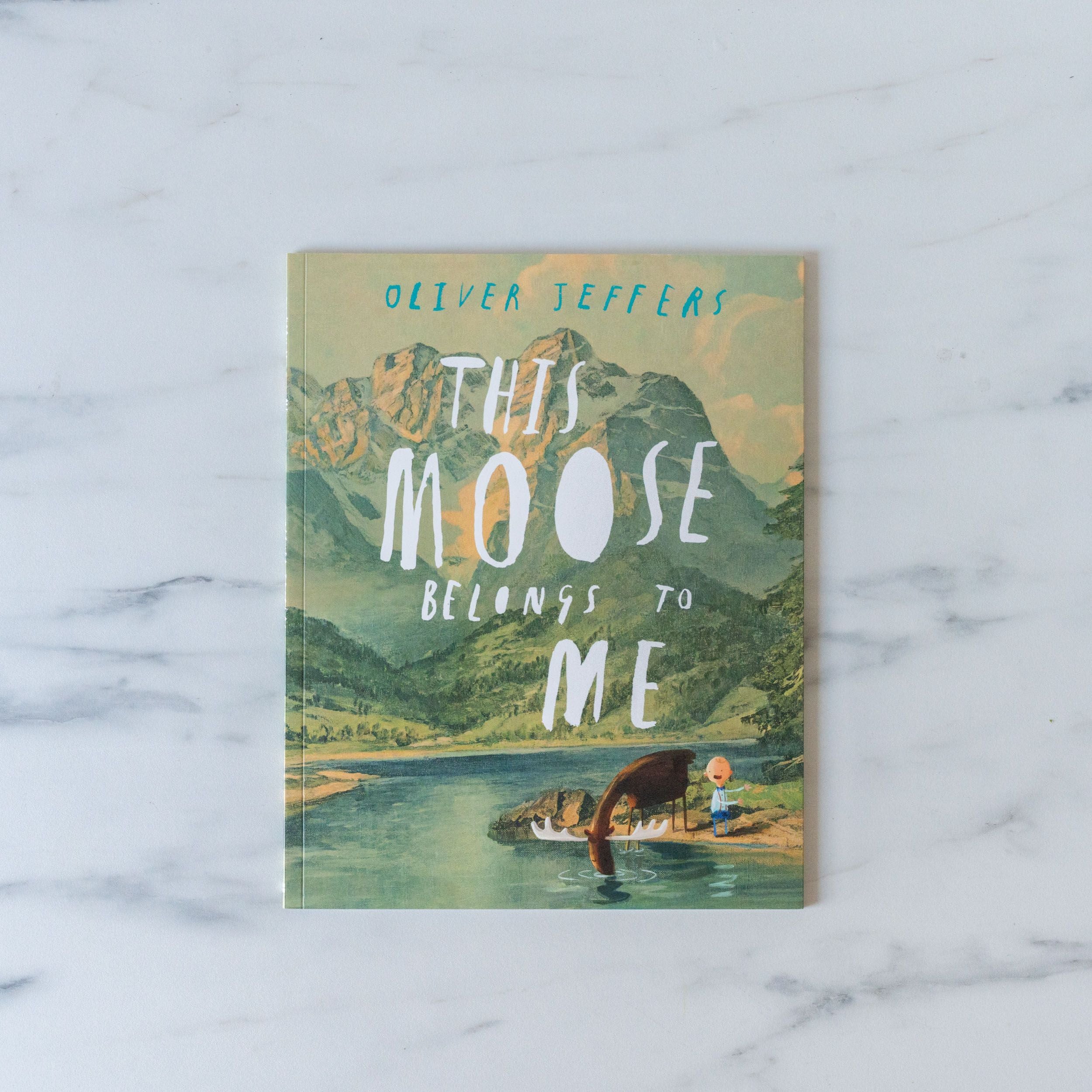 "This Moose Belongs To Me" by Oliver Jeffers - Rug & Weave