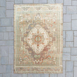 4'6" x 6'4" Vintage Oushak Rug