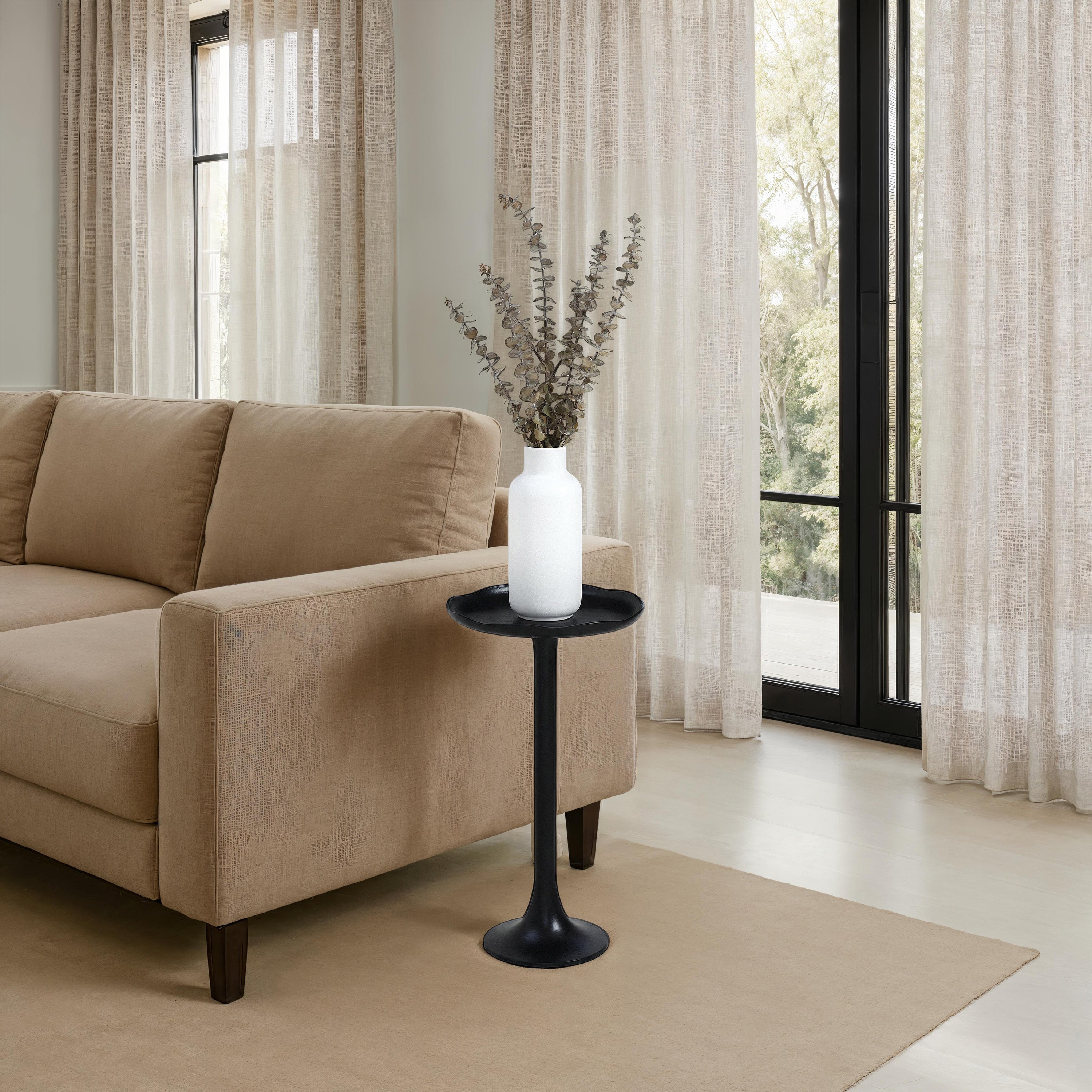 Fiora Cast Aluminum Side Table FURNITURE - side table Renwil