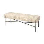 Alvin Bench - Cream 15 - FURNITURE - bed bench Mercana