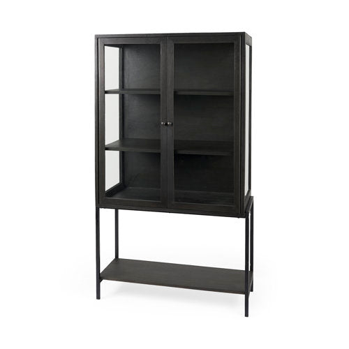 Ariel Cabinet 7 - FURNITURE - bookcase/cabinet Mercana Dark Brown Wood