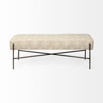 Alvin Bench - Cream 15 - FURNITURE - bed bench Mercana