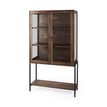 Ariel Cabinet 7 - FURNITURE - bookcase/cabinet Mercana Medium Brown Wood