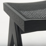 Alvin Stool - Black Wood 12 - FURNITURE - bar/counter stool Mercana