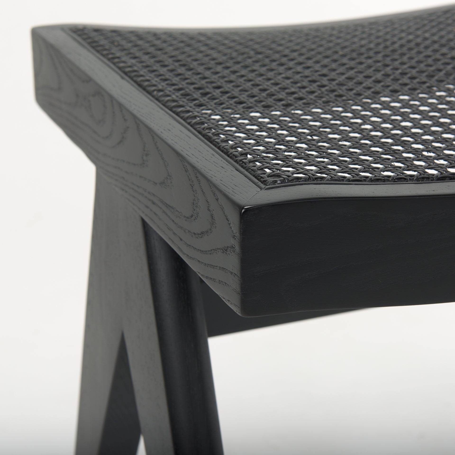Alvin Stool - Black Wood 12 - FURNITURE - bar/counter stool Mercana