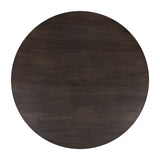 Althea Dining Table / Brown Oak 9 - a - FURNITURE - dining table - round Sunpan