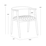 FLOOR MODEL - Jeremy Dining Armchair - set of 4 FURNITURE - floor model Sunpan