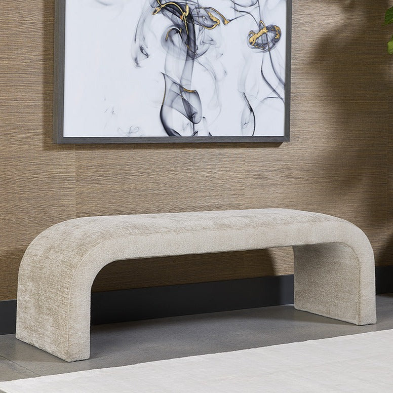 Sahar Bench - Taupe - Rug & Weave