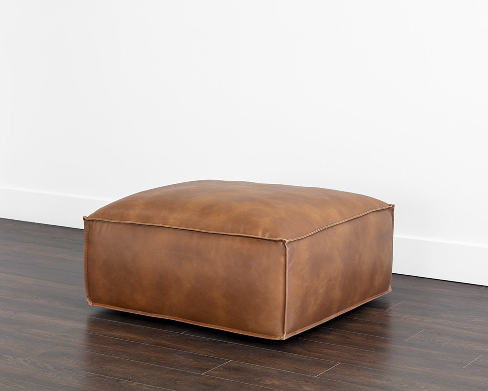 Kolb Ottoman - Tan 6 - FURNITURE - ottoman Sunpan