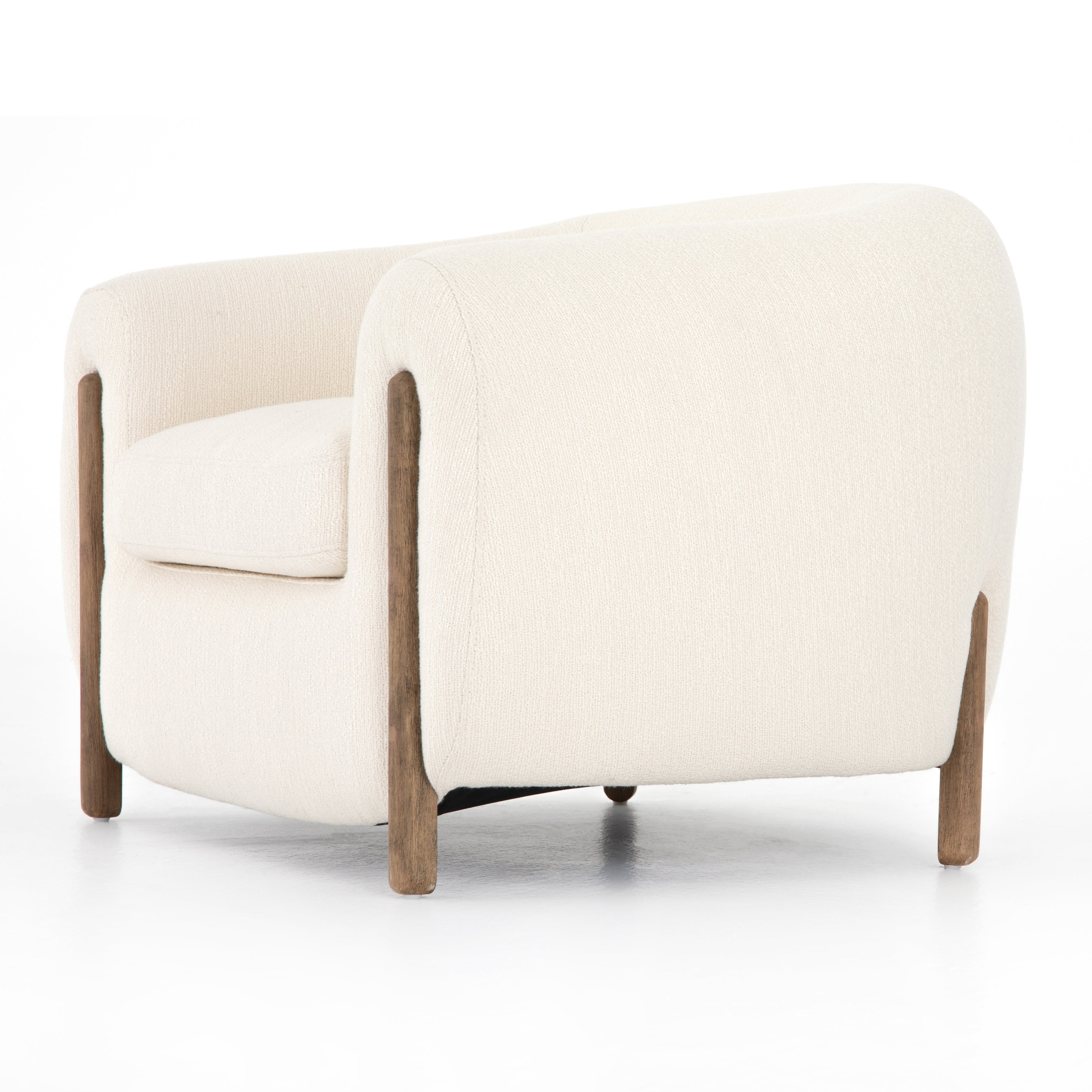 Lyon Armchair - Kerbey Ivory 3 - FURNITURE - chair Four Hands