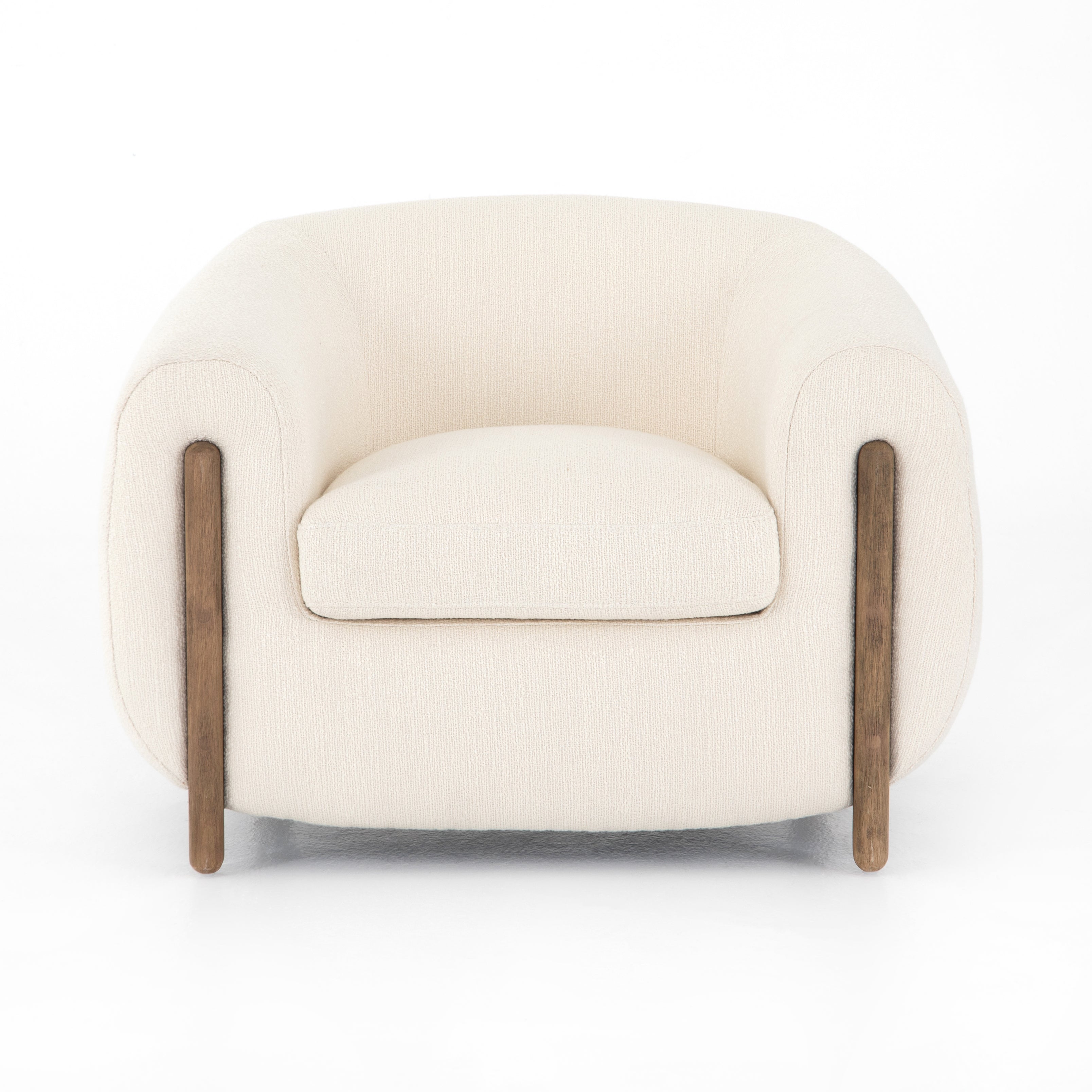 Lyon Armchair - Kerbey Ivory 3 - FURNITURE - chair Four Hands