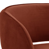 Rosie Lounge Chair - Meg Rust 3 - FURNITURE - chair Sunpan