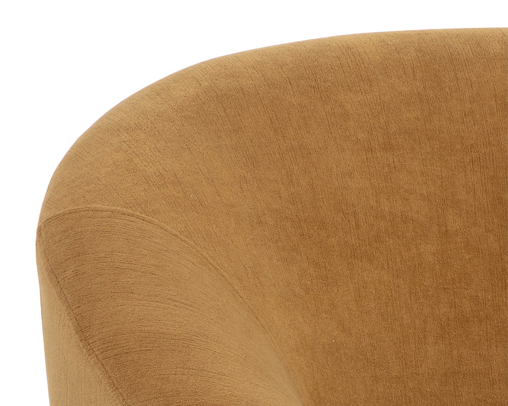 Utopia Swivel Lounge Chair - Gold - Rug & Weave