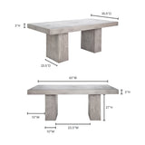 Aurelius Outdoor Dining Table - Grey