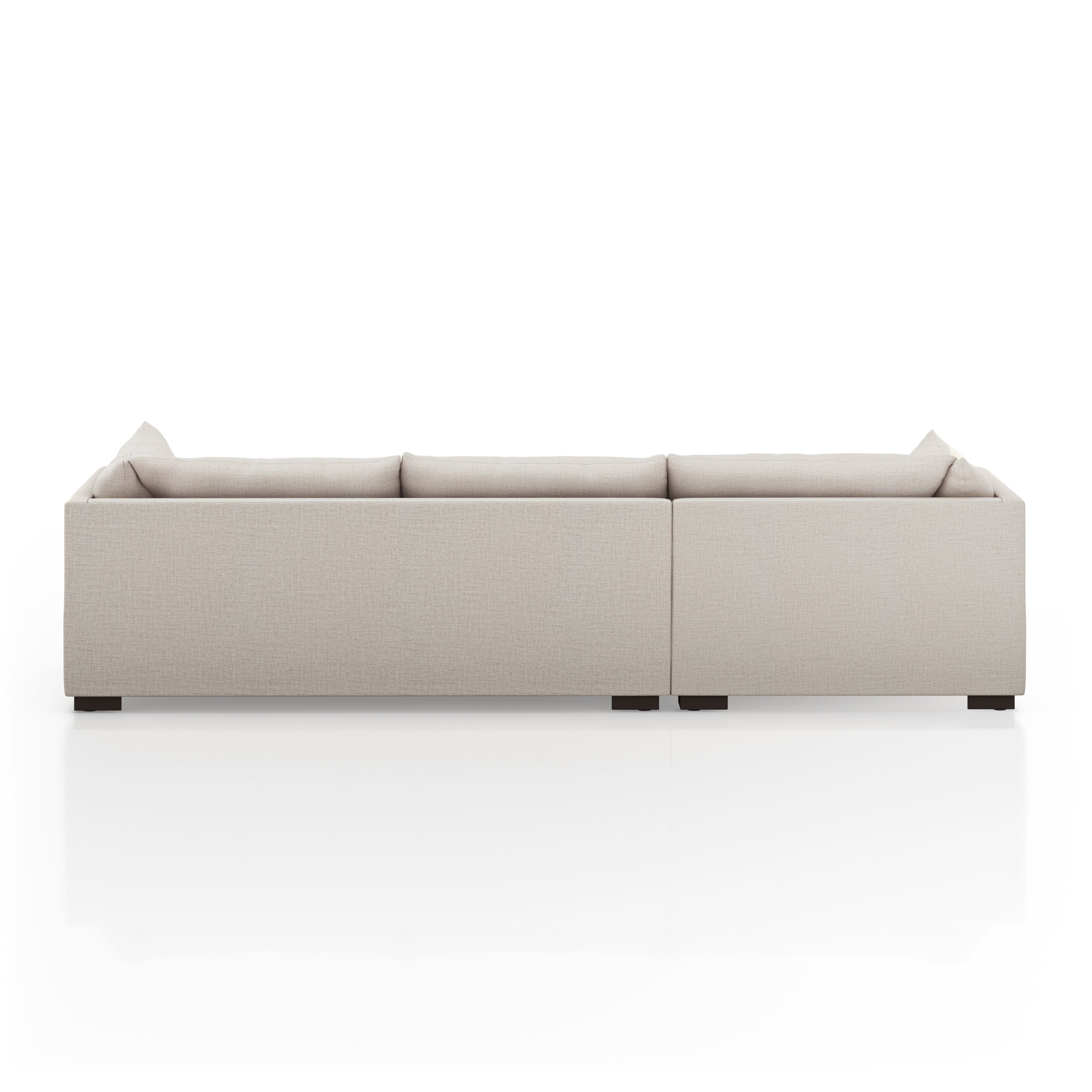Walden 2 Piece Sectional - Moon - Rug & Weave