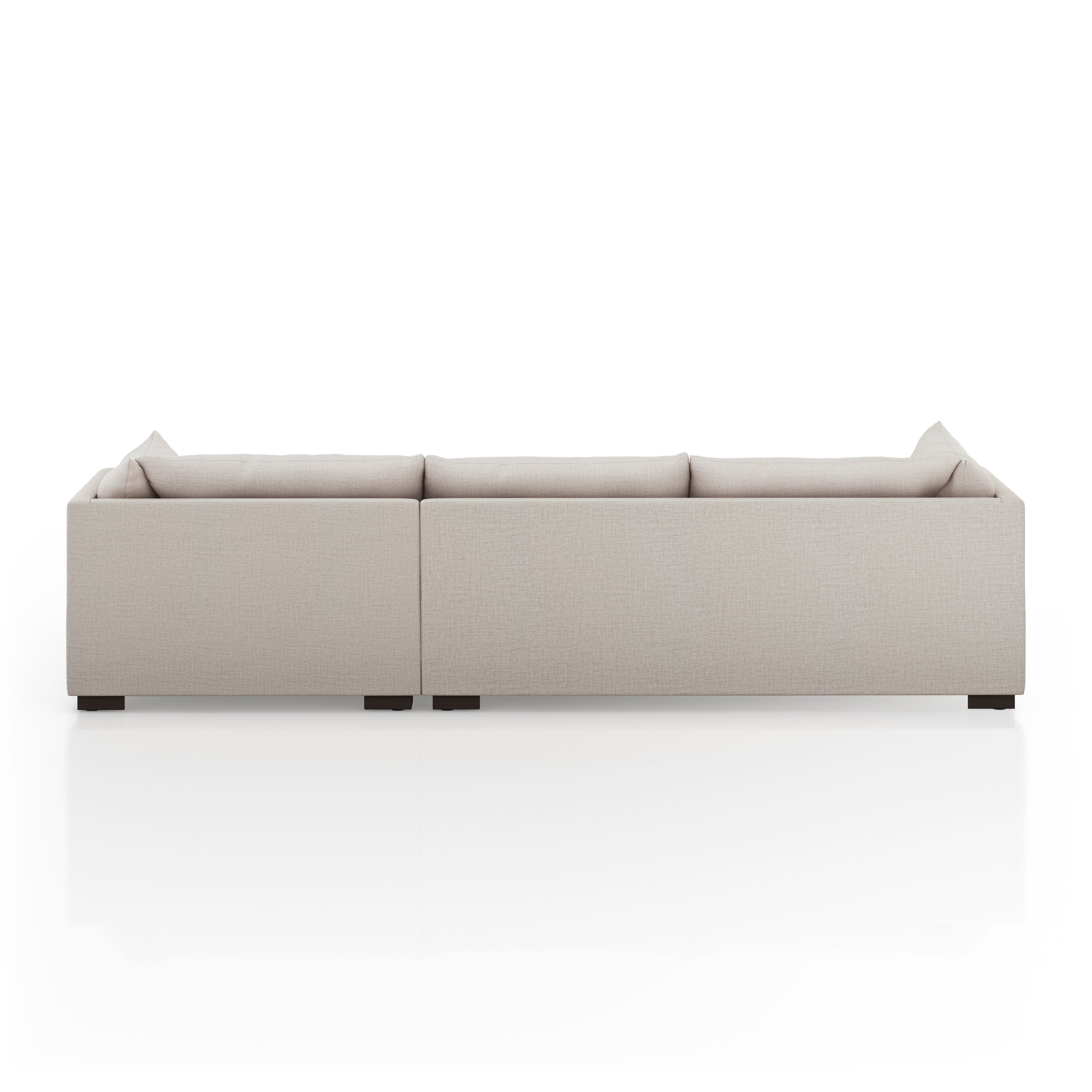 Walden 2 Piece Sectional - Moon - Rug & Weave