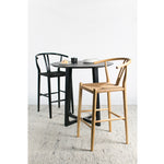 Georgie Counter Table - Black 9 - a - FURNITURE - dining table - round Moe's Furniture