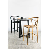 Georgie Counter Table - Black 9 - a - FURNITURE - dining table - round Moe's Furniture