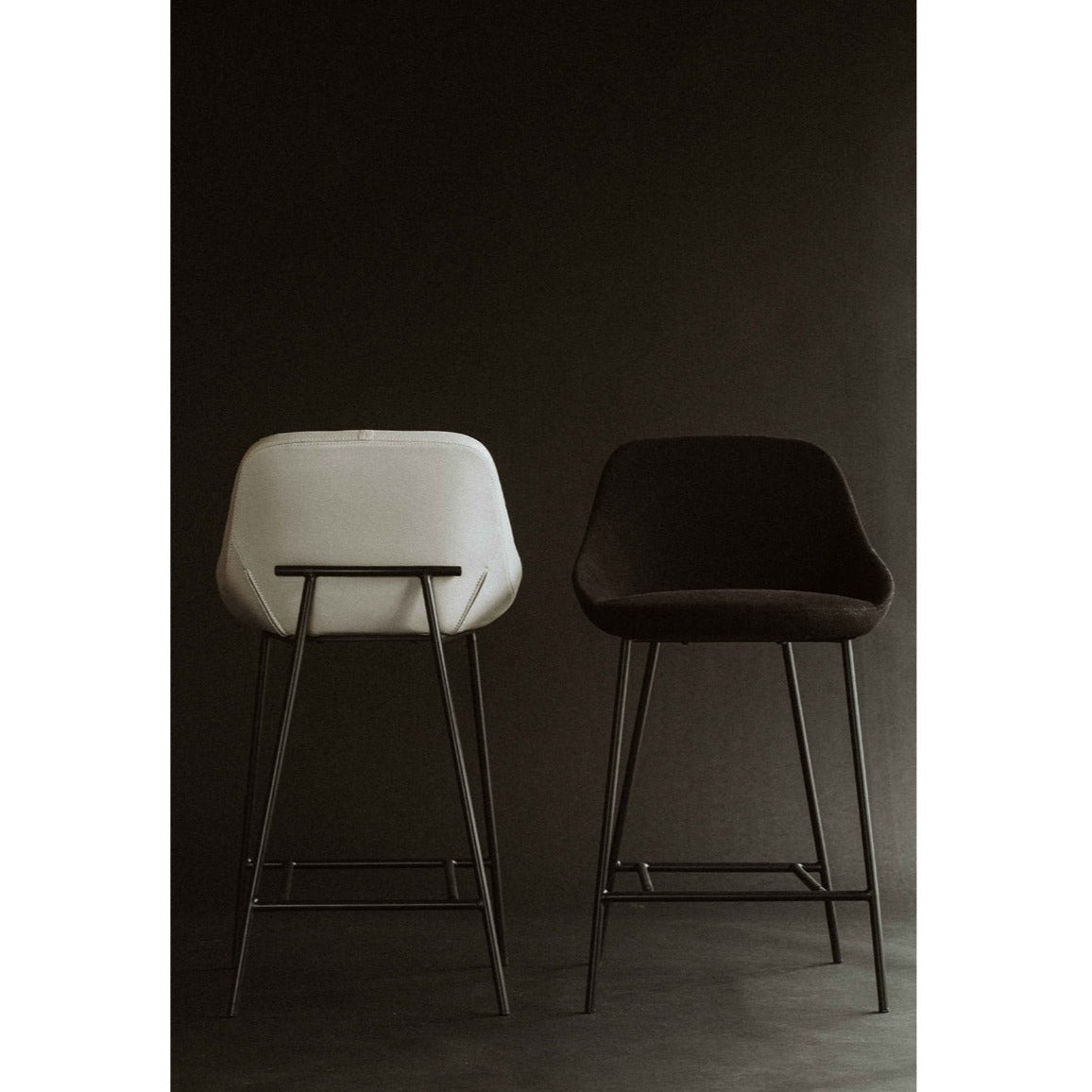 Set of Two Shelly Counter Stool - Black 12 - a - FURNITURE - bar/counter stool Moe's Furniture