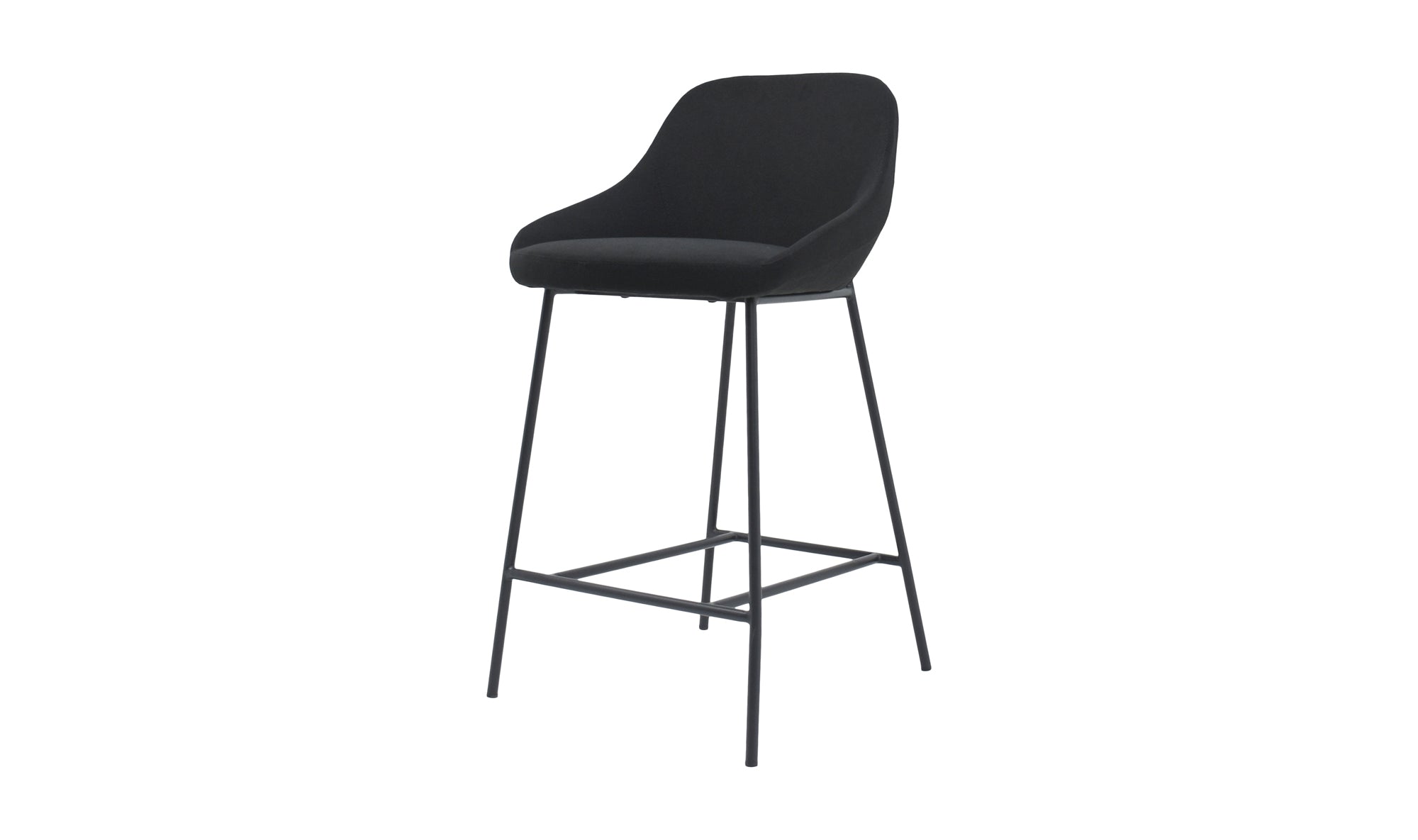 Set of Two Shelly Counter Stool - Black 12 - a - FURNITURE - bar/counter stool Moe's Furniture