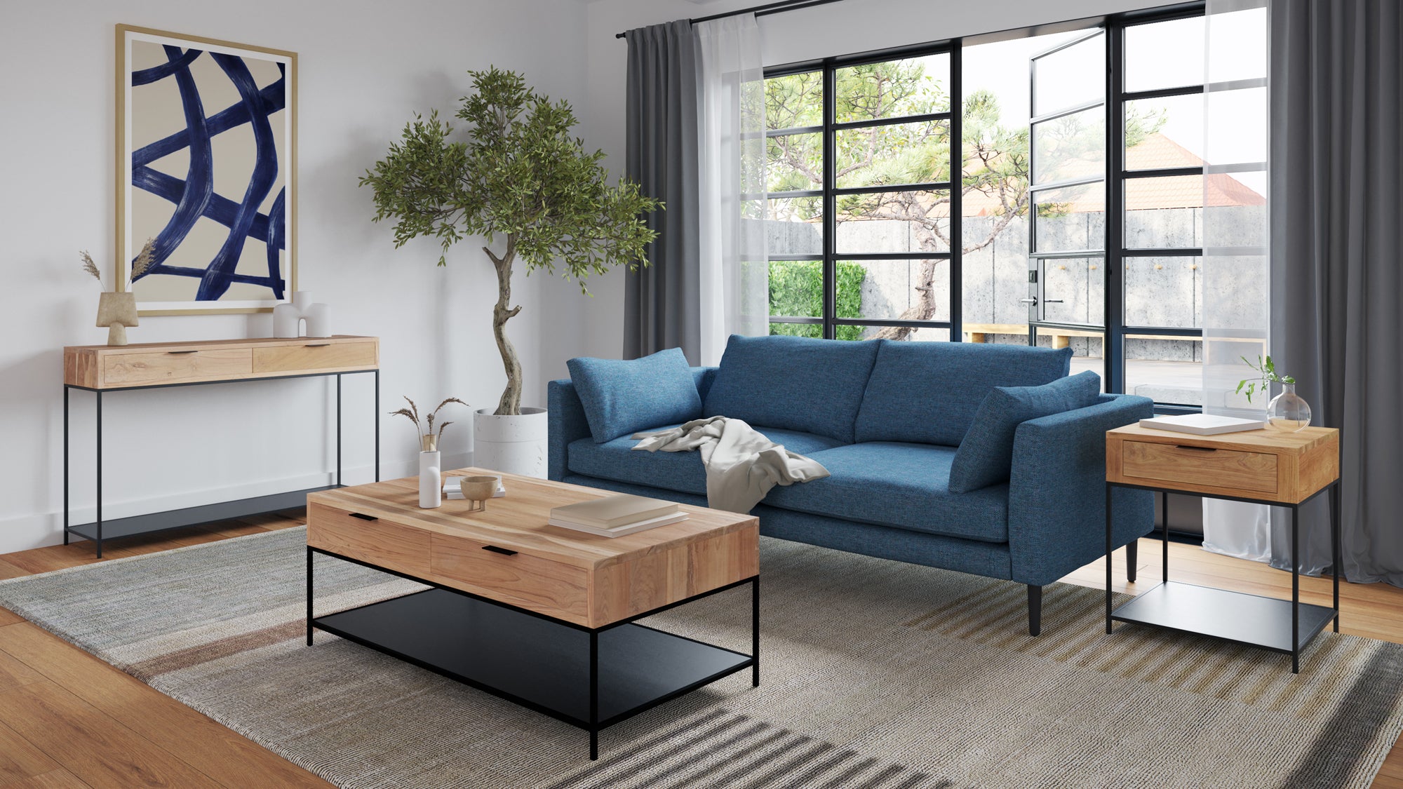 Juliette Console Table 21 - FURNITURE - console table Moe's Furniture