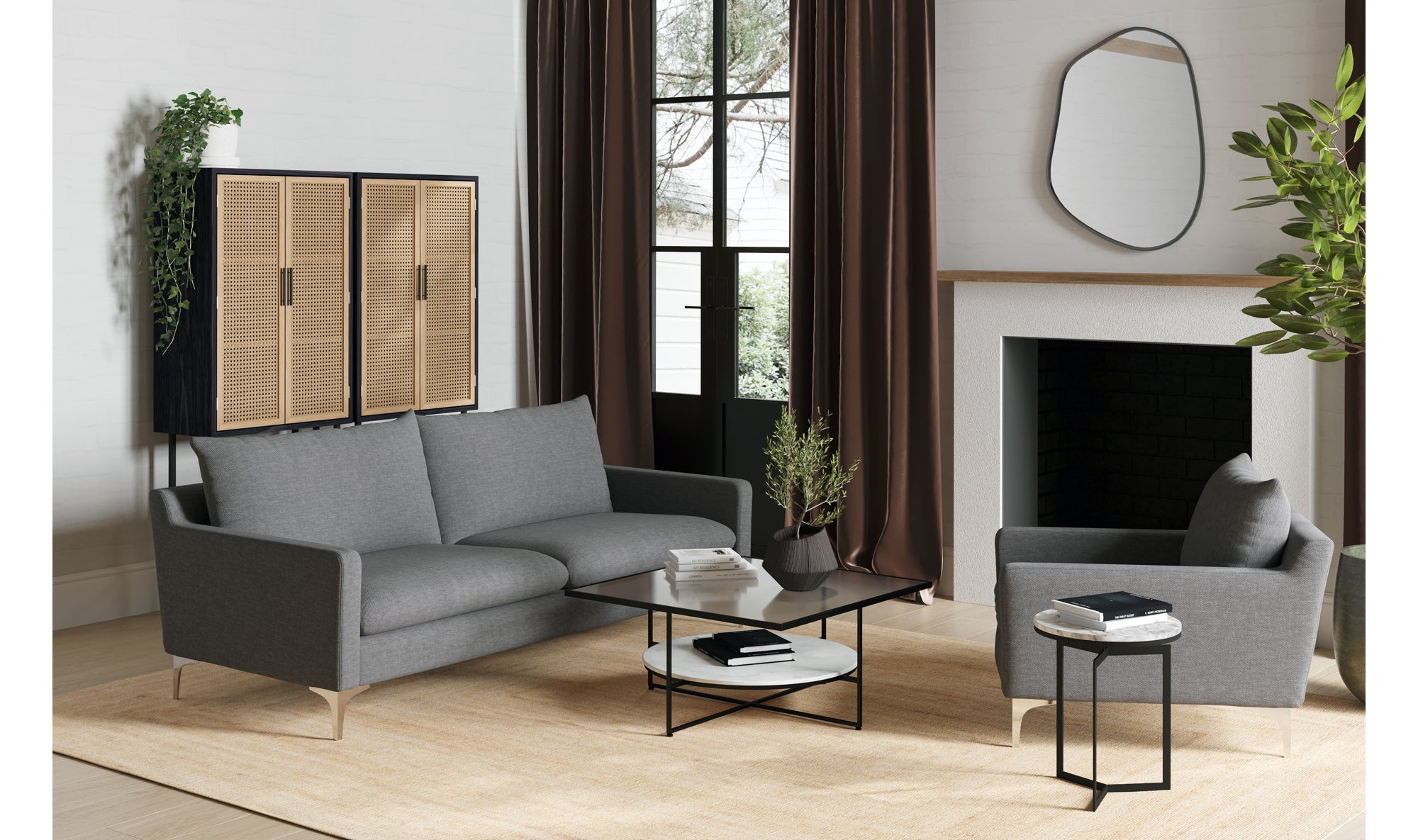 Bohdi Cabinet 7 - FURNITURE - bookcase/cabinet Moe's Furniture
