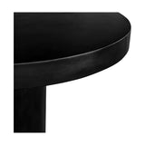 Cassi Outdoor Round Dining Table  - Black