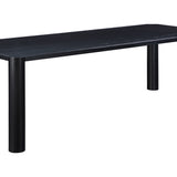 Para Dining Table Large - Black 9 - a - FURNITURE - dining table - round Moe's Furniture