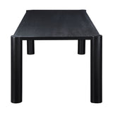 Para Dining Table Large - Black 9 - a - FURNITURE - dining table - round Moe's Furniture
