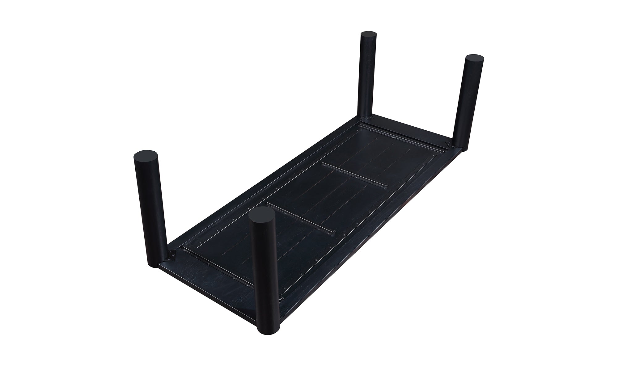 Para Dining Table Large - Black 9 - a - FURNITURE - dining table - round Moe's Furniture