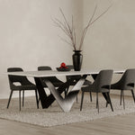 Set of Two Tiff Dining Chair - Dark Grey 10 - a - FURNITURE - dining chair Moe's Furniture