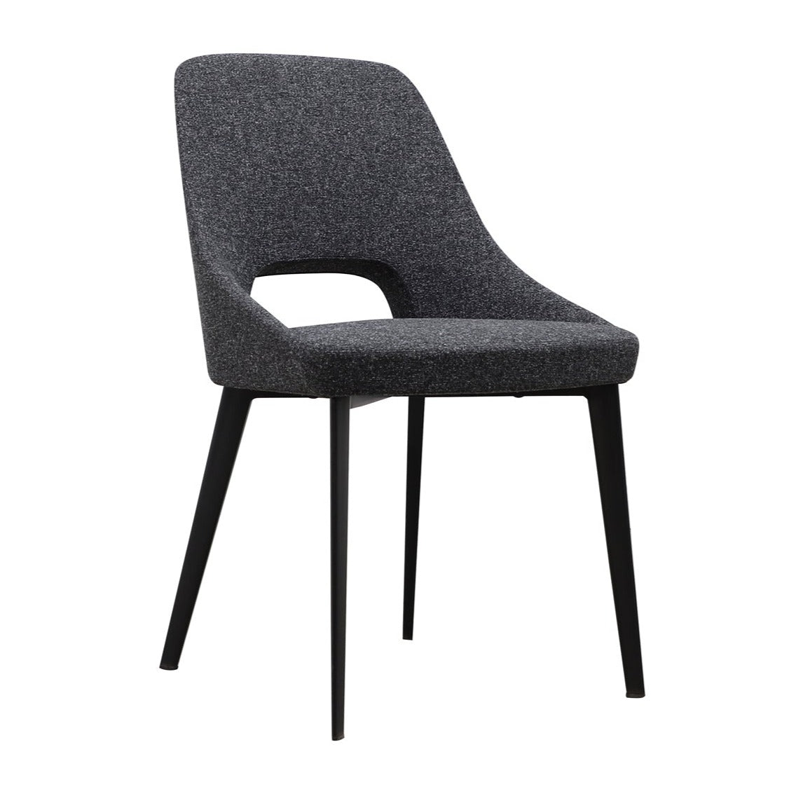 Set of Two Tiff Dining Chair - Dark Grey 10 - a - FURNITURE - dining chair Moe's Furniture