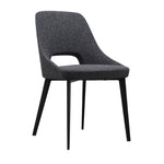 Set of Two Tiff Dining Chair - Dark Grey 10 - a - FURNITURE - dining chair Moe's Furniture
