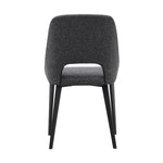 Set of Two Tiff Dining Chair - Dark Grey 10 - a - FURNITURE - dining chair Moe's Furniture