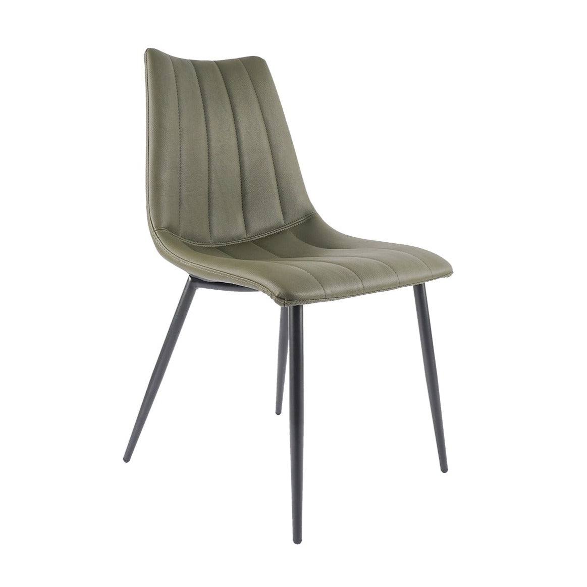 Izzy Dining Chairs - set of 2 10 - a - FURNITURE - dining chair Moe's Furniture Dark Green