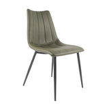 Izzy Dining Chairs - set of 2 10 - a - FURNITURE - dining chair Moe's Furniture Dark Green