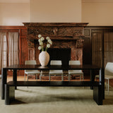 Para Dining Table Large - Black 9 - a - FURNITURE - dining table - round Moe's Furniture