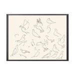 "Doves" Framed Art Print ARTWORK - framed print Celadon Art