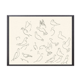 "Doves" Framed Art Print ARTWORK - framed print Celadon Art
