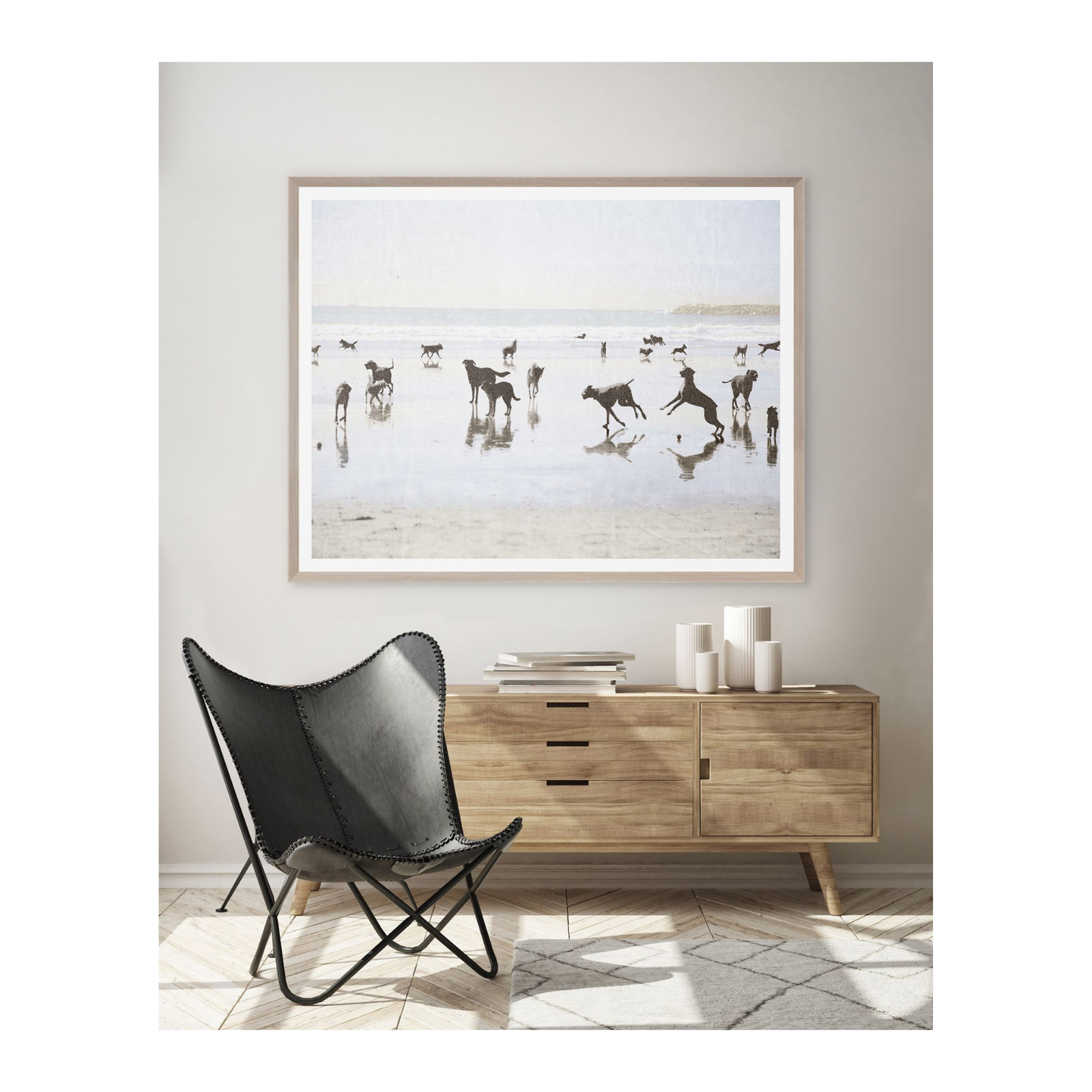 "Dog Days of Summer" Framed Art Print - Rug & Weave