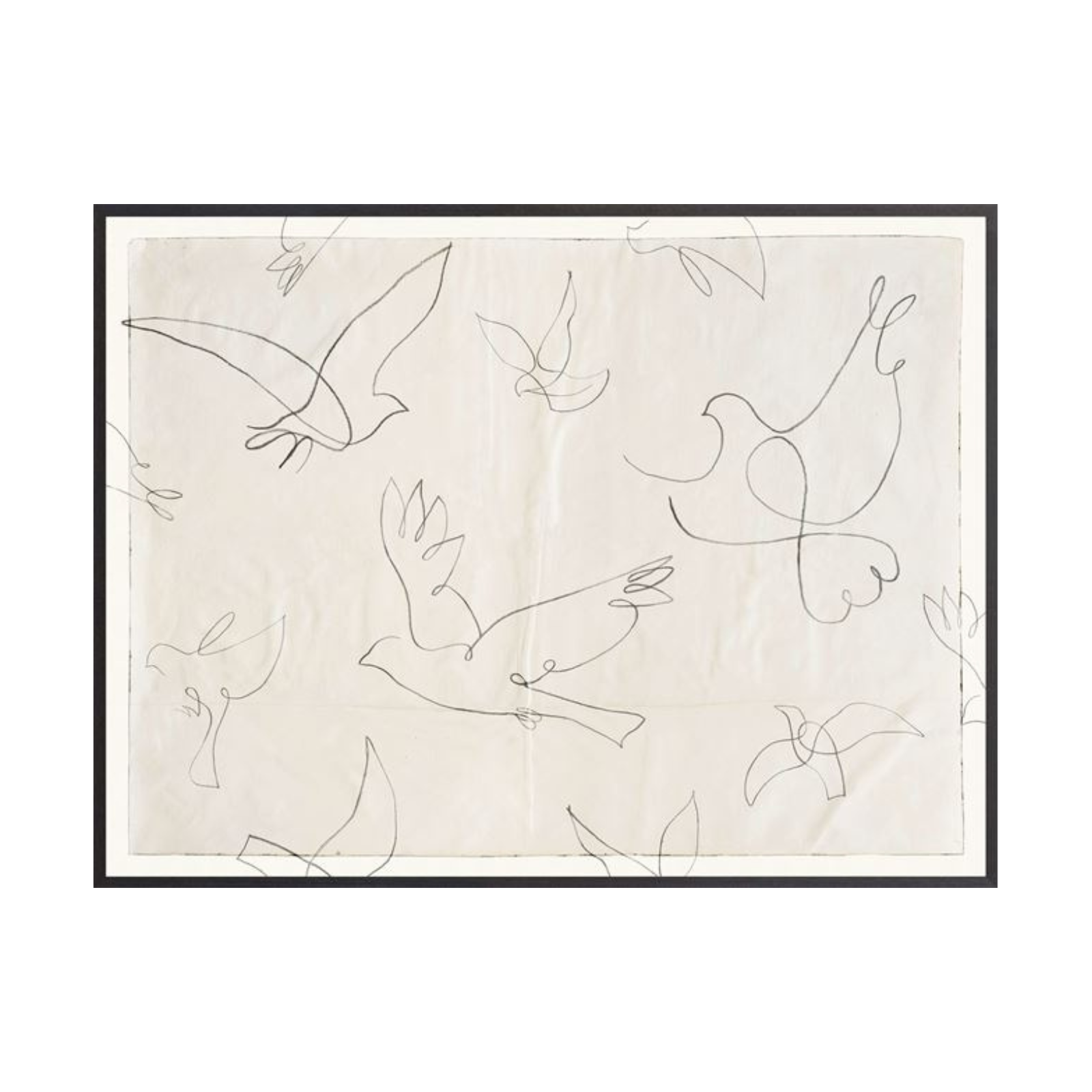 "Birds In Flight" Framed Art Print ARTWORK - framed print Celadon Art