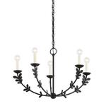 Florian Chandelier Small LIGHTING - chandelier Hudson Valley Lighting Black Iron