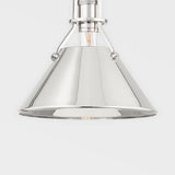 METAL NO.2 Wall Sconce by Mark D. Sikes LIGHTING - sconce Hudson Valley Lighting Polished Nickel