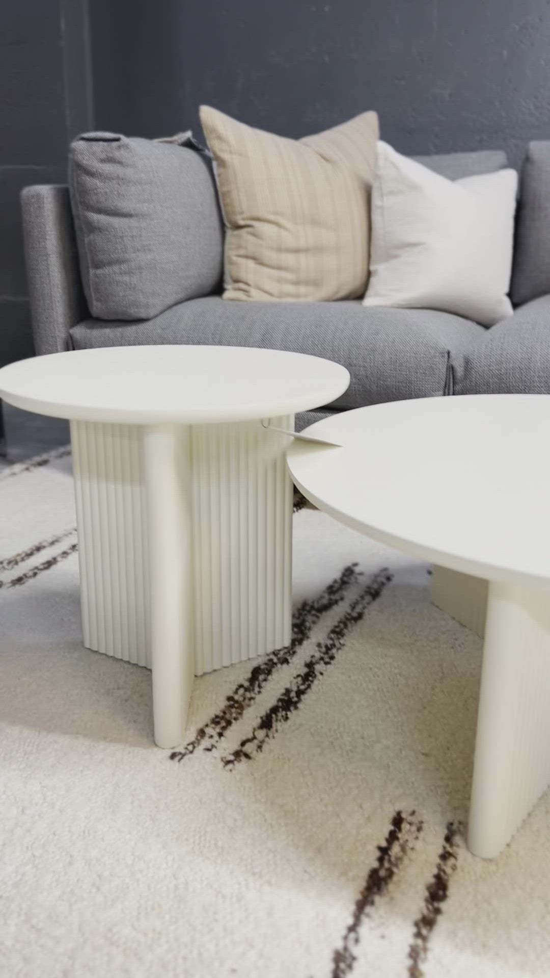 Gus* Modern Odeon Coffee Table - Pearl 4 - b - FURNITURE - coffee table - round Gus