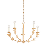 Florian Chandelier Small LIGHTING - chandelier Hudson Valley Lighting Vintage Gold Leaf