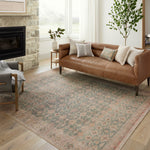 Angela Rose x Loloi Aubrey Aqua / Sand Rug 0-RUGS Loloi
