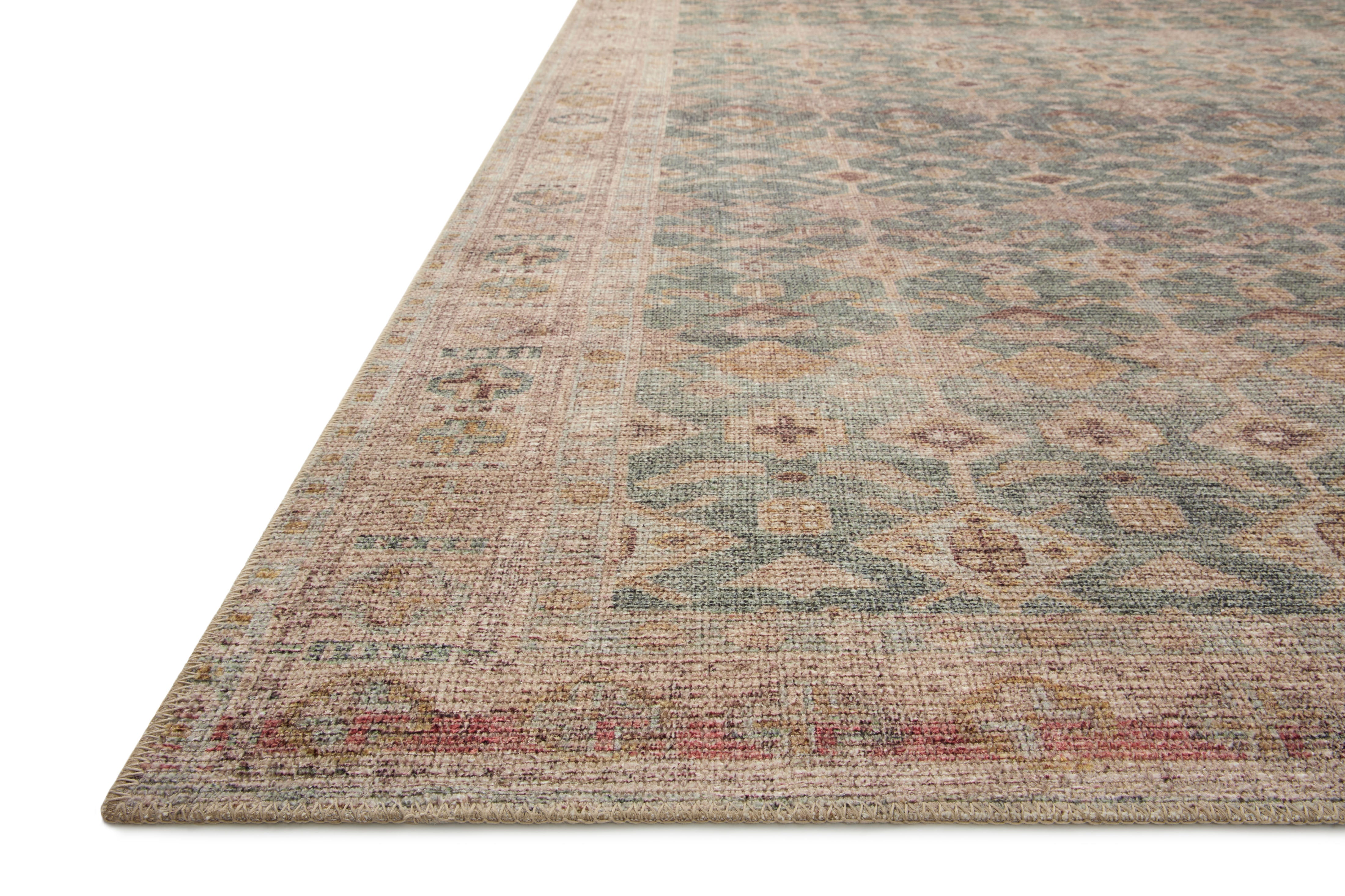 Angela Rose x Loloi Aubrey Aqua / Sand Rug 0-RUGS Loloi
