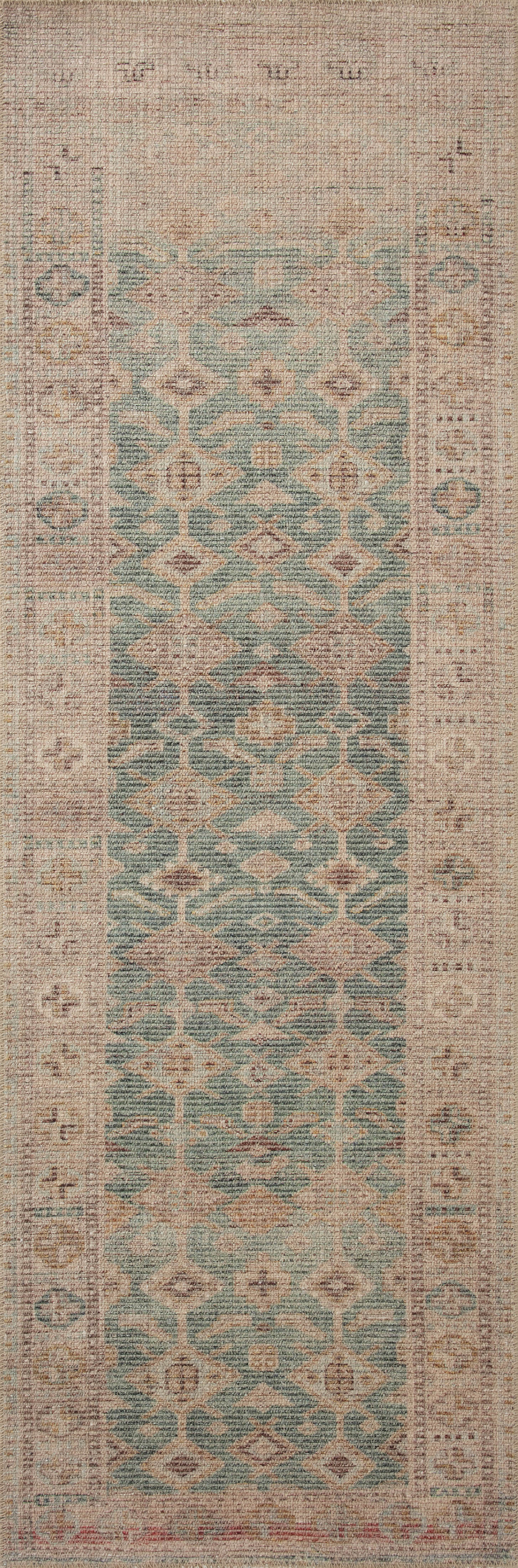 Angela Rose x Loloi Aubrey Aqua / Sand Rug 0-RUGS Loloi